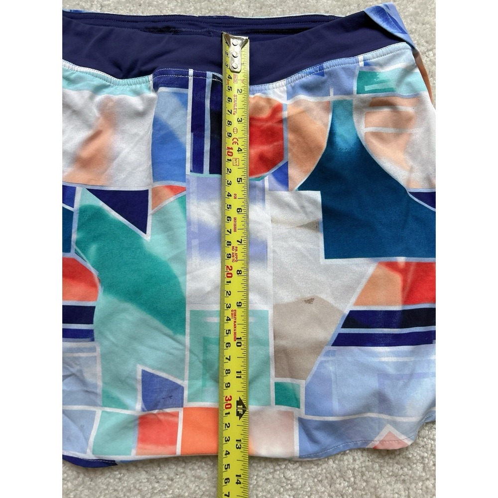 Lululemon Peek Pleat High-Rise Tennis Skirt Shadow Court Multi/Night Sea Size 6 - Picture 11 of 12